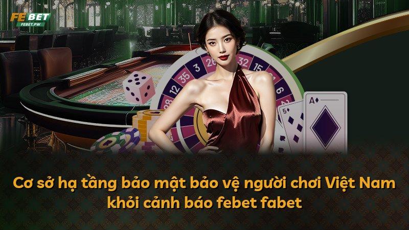 Cơ sở hạ tầng bảo mật bảo vệ người chơi Việt Nam khỏi cảnh báo febet fabet