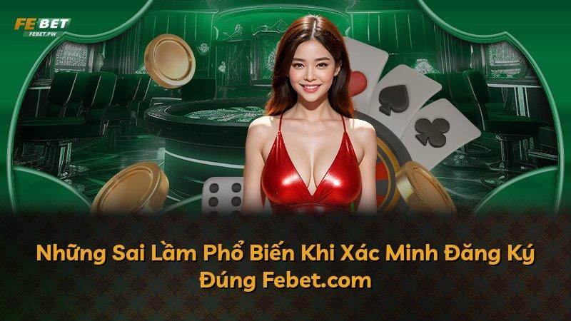 Những Sai Lầm Phổ Biến Khi Xác Minh Đăng Ký Đúng Febet.com