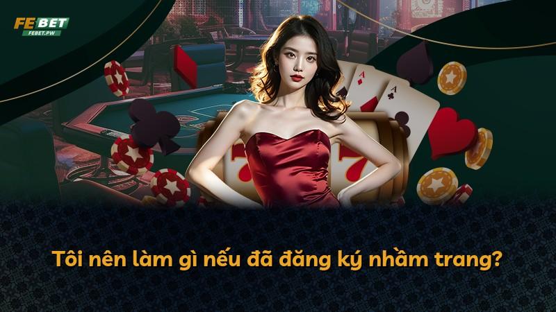 Tôi nên làm gì nếu đã đăng ký nhầm trang?